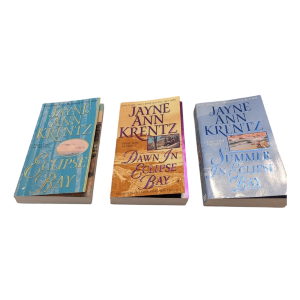 Set Of 3 (1-3) Books By Jayne Ann Krentz In The Eclipse Bay Series